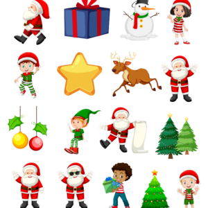 Christmas sticker